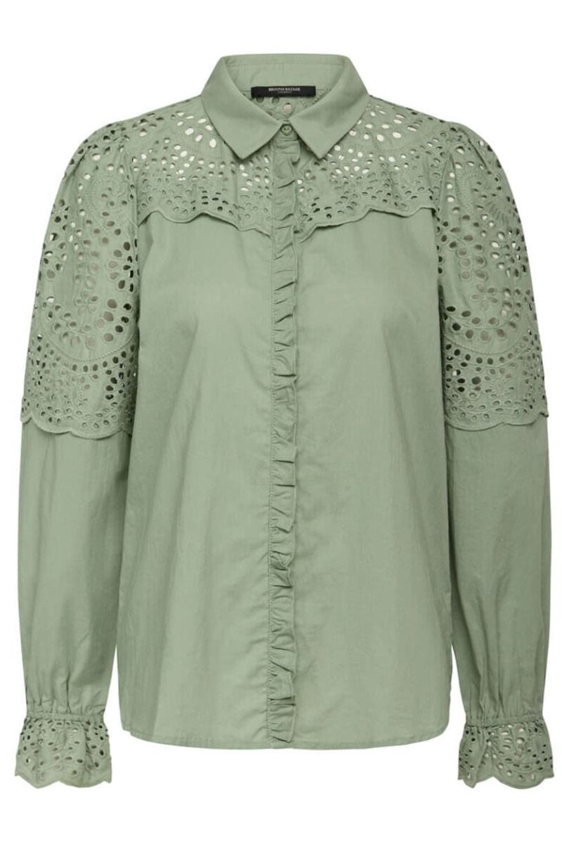 Bruuns Bazaar - Skjorte - Sienna Robine Shirt - Sea Green