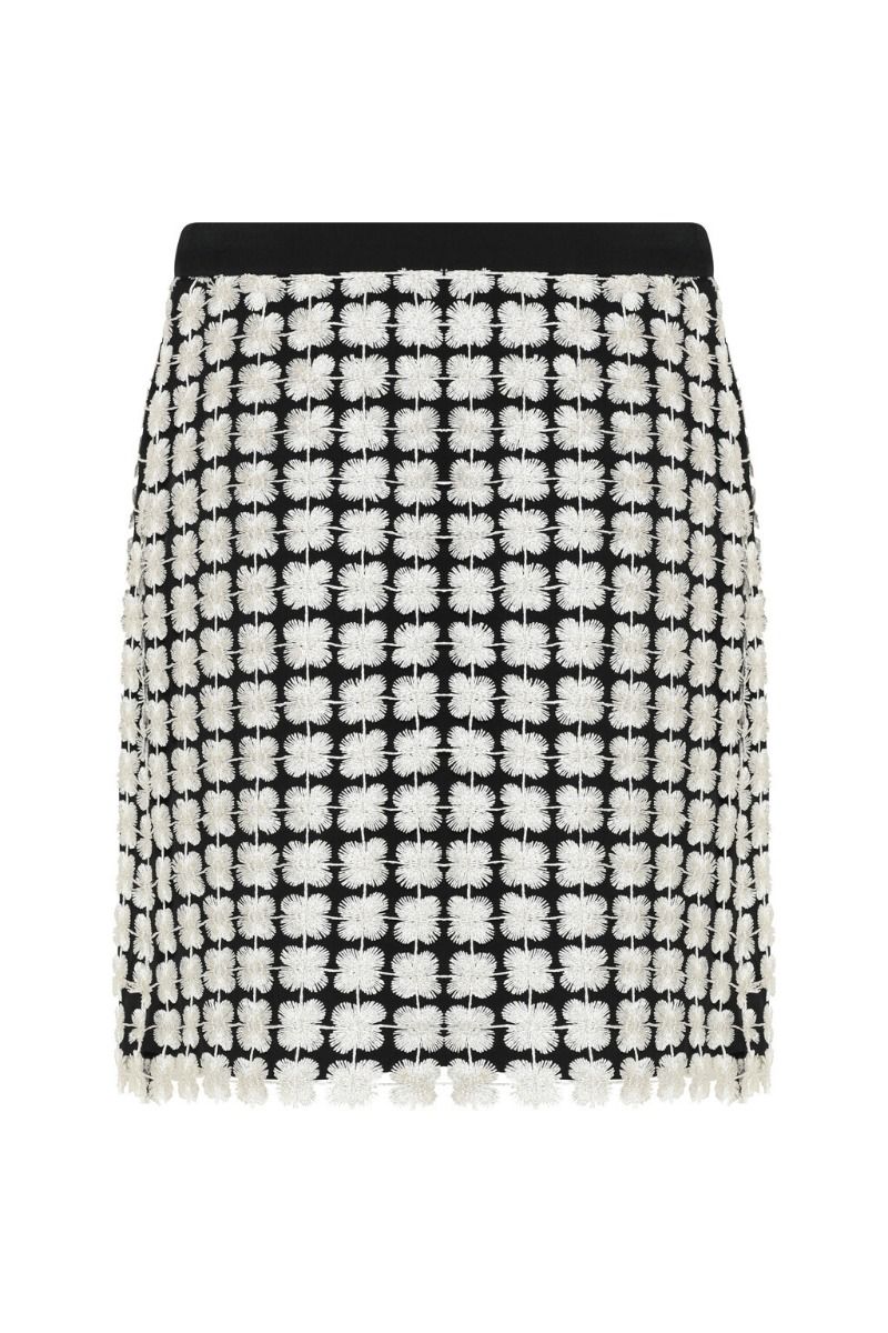 Bruuns Bazaar - Nederdel - Women HedyscepeBBAluma skirt - Black/silver