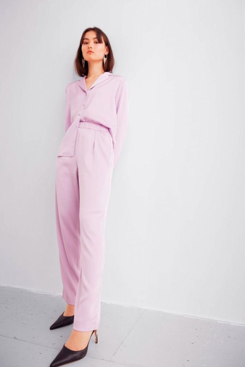 Bruuns Bazaar - Bukser - Bellerose Cannon Pants - Orchid Bloom