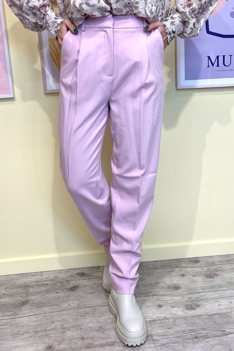 Bruuns Bazaar - Bukser - CindySus Ciry Pants - Pink Lavender