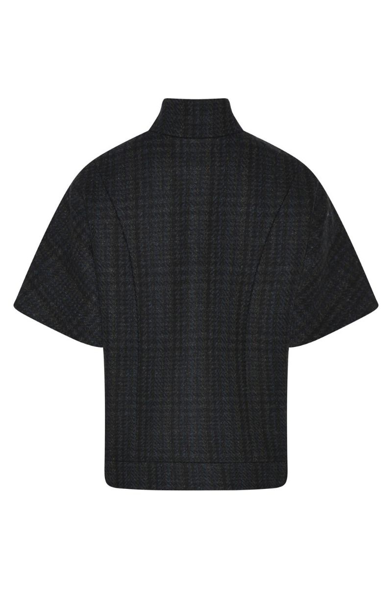 Bruuns Bazaar - Bluse - Women AzaleaBBCarly Waistcoat - Dark Check