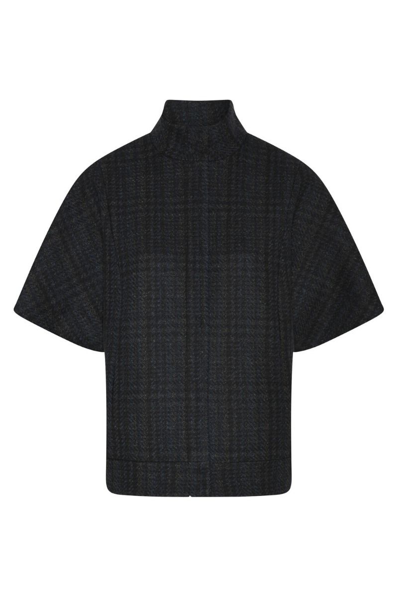 Bruuns Bazaar - Bluse - Women AzaleaBBCarly Waistcoat - Dark Check