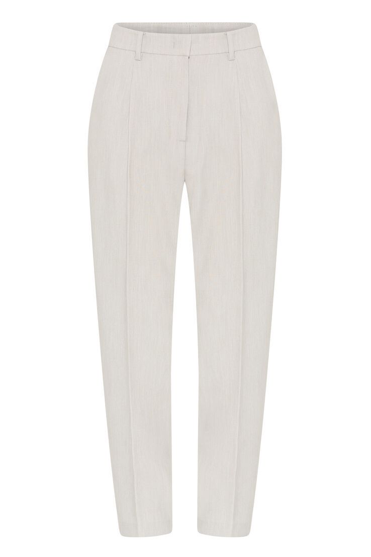 Bruuns Bazaar - Bukser - CindySusBBDagny Pants - Silver Cloud Melange (2-4 ekstra hverdages levering)