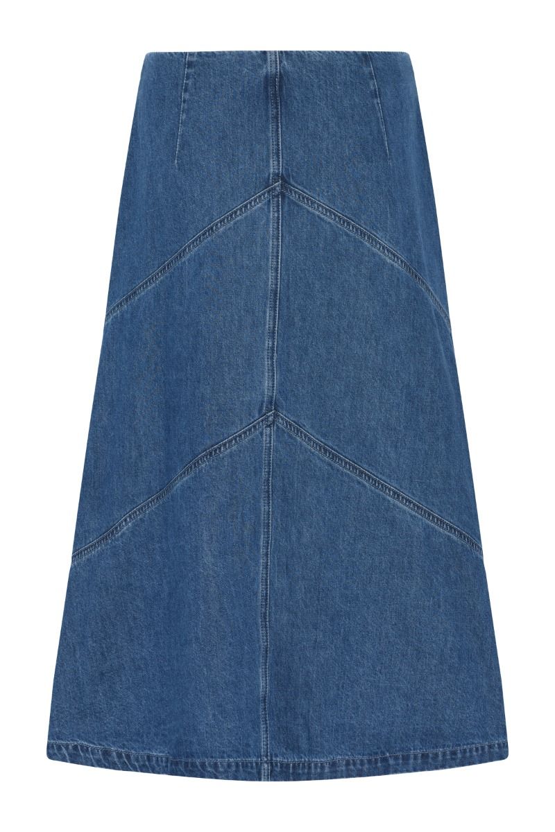 Bruuns Bazaar - Nederdel - Women CanaBBEleen Skirt - Dark Blue Denim