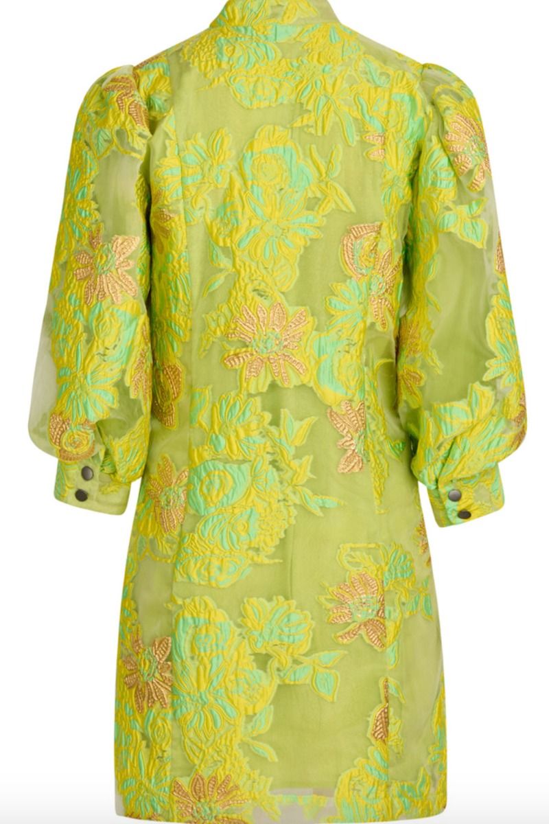 Bruuns Bazaar - Kjole - Sunflower Monique Dress - Yellow Floral