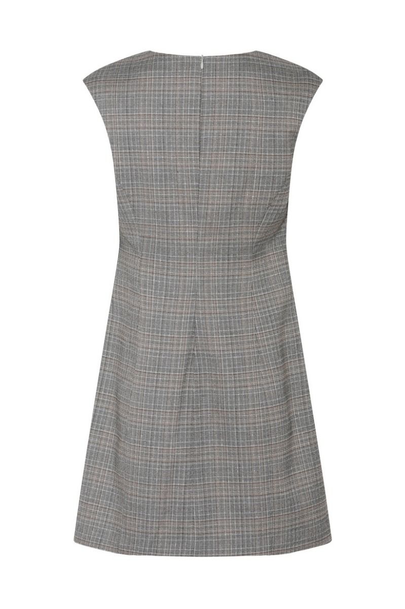Bruuns Bazaar - Kjole - Women IpomoeaBBLenesa Dress - Brown Check