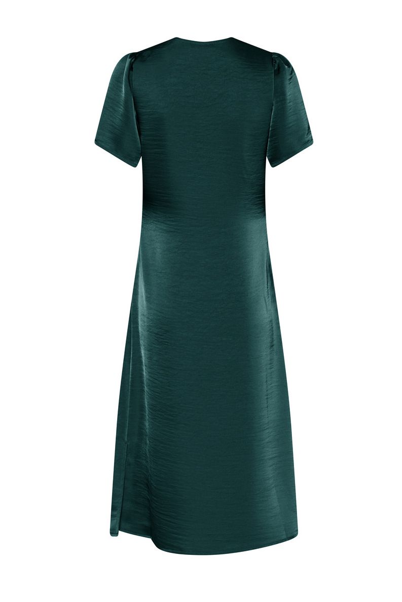 Bruuns Bazaar - Kjole - BeckiaBBNeem Dress - Dark green