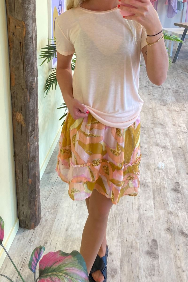 Bruuns Bazaar - T-shirt - Katka SS T-shirt - Misty Rose