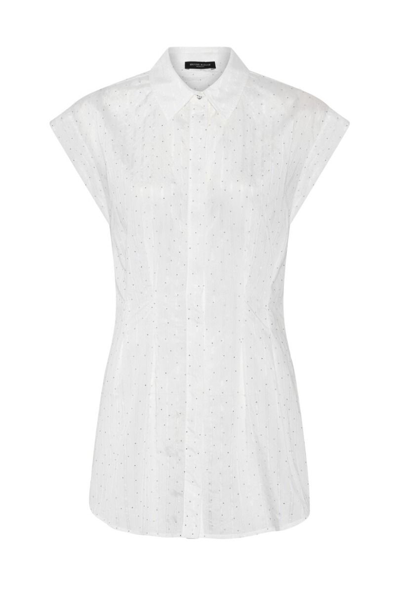 Bruuns Bazaar - Skjorte - Women CalceoBBTana Shirt - White Cream Stripe (Levering midt juli)