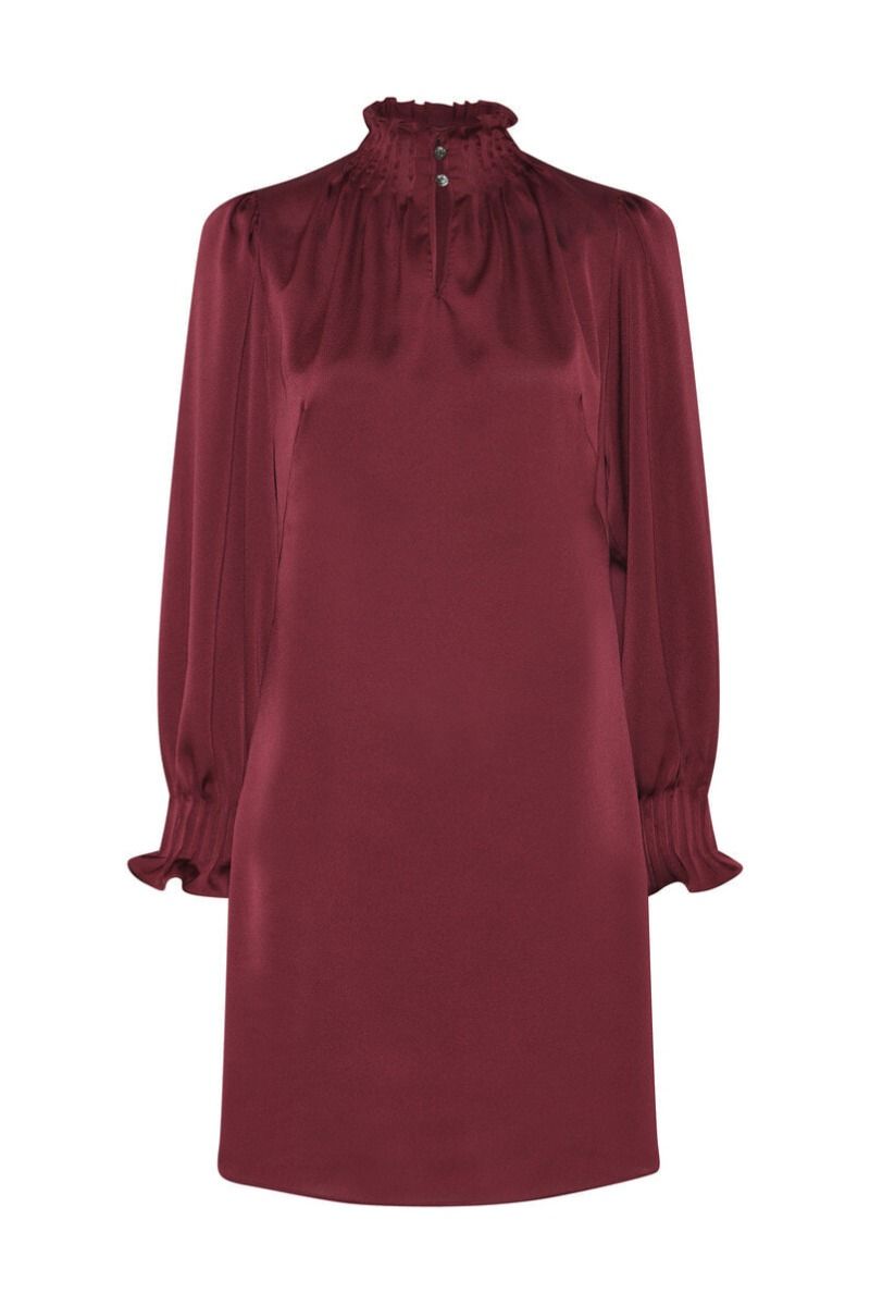 Bruuns Bazaar - Kjole - Women AcaciaBBTarese Dress - Burgundy