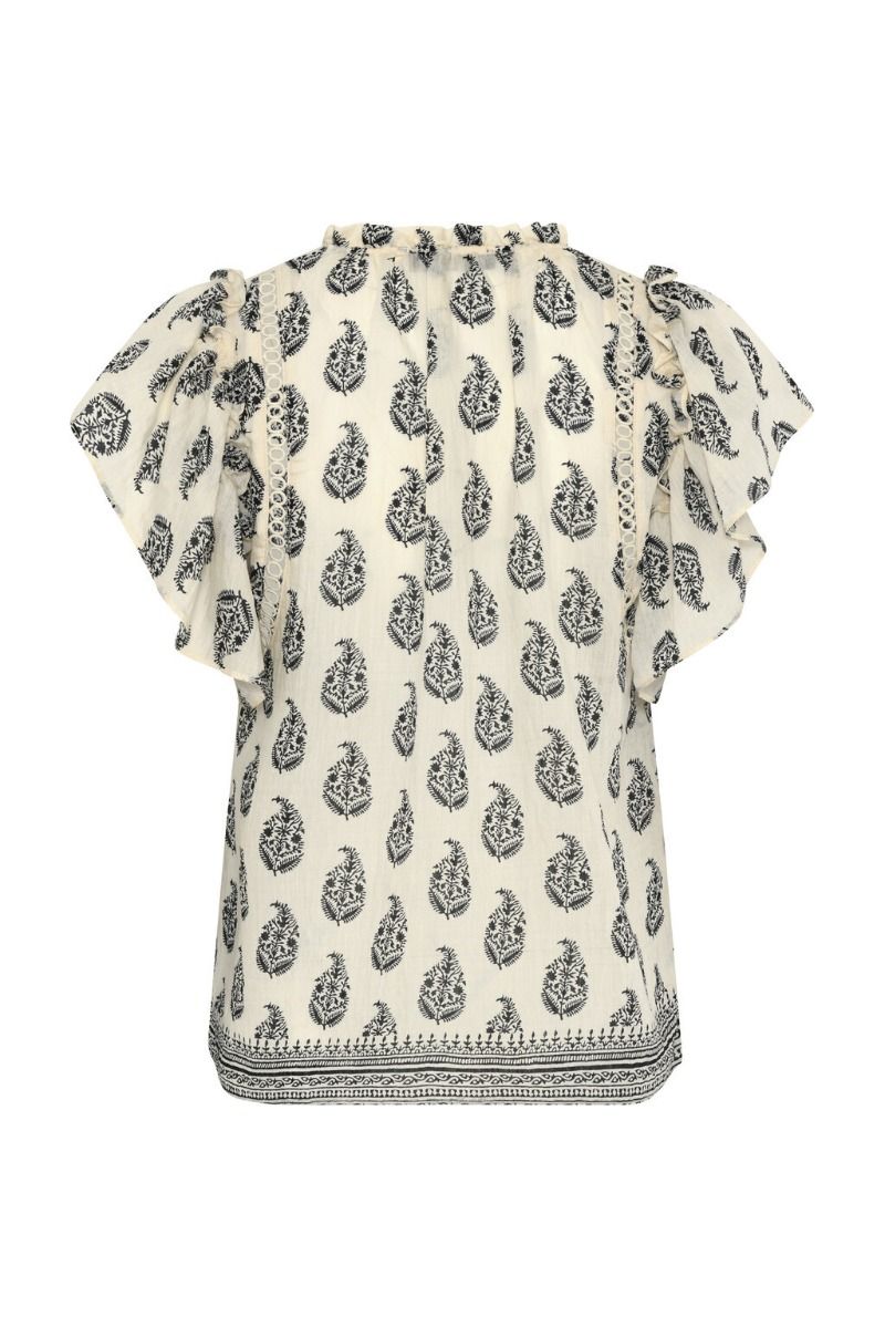 Bruuns Bazaar - Top - Women DuscleBBSabina Top - Cream/Black