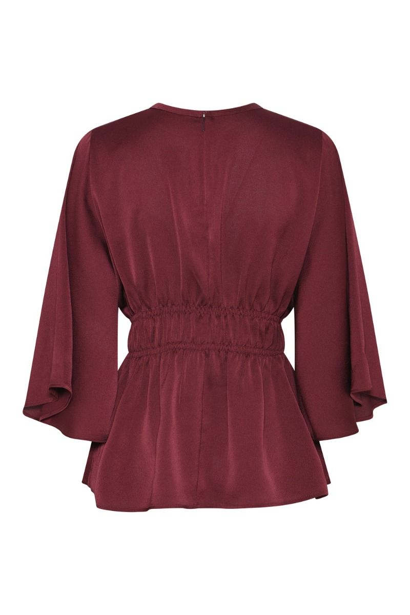 Bruuns Bazaar - Bluse - Women AcaciaBBVenila Blouse - Burgundy