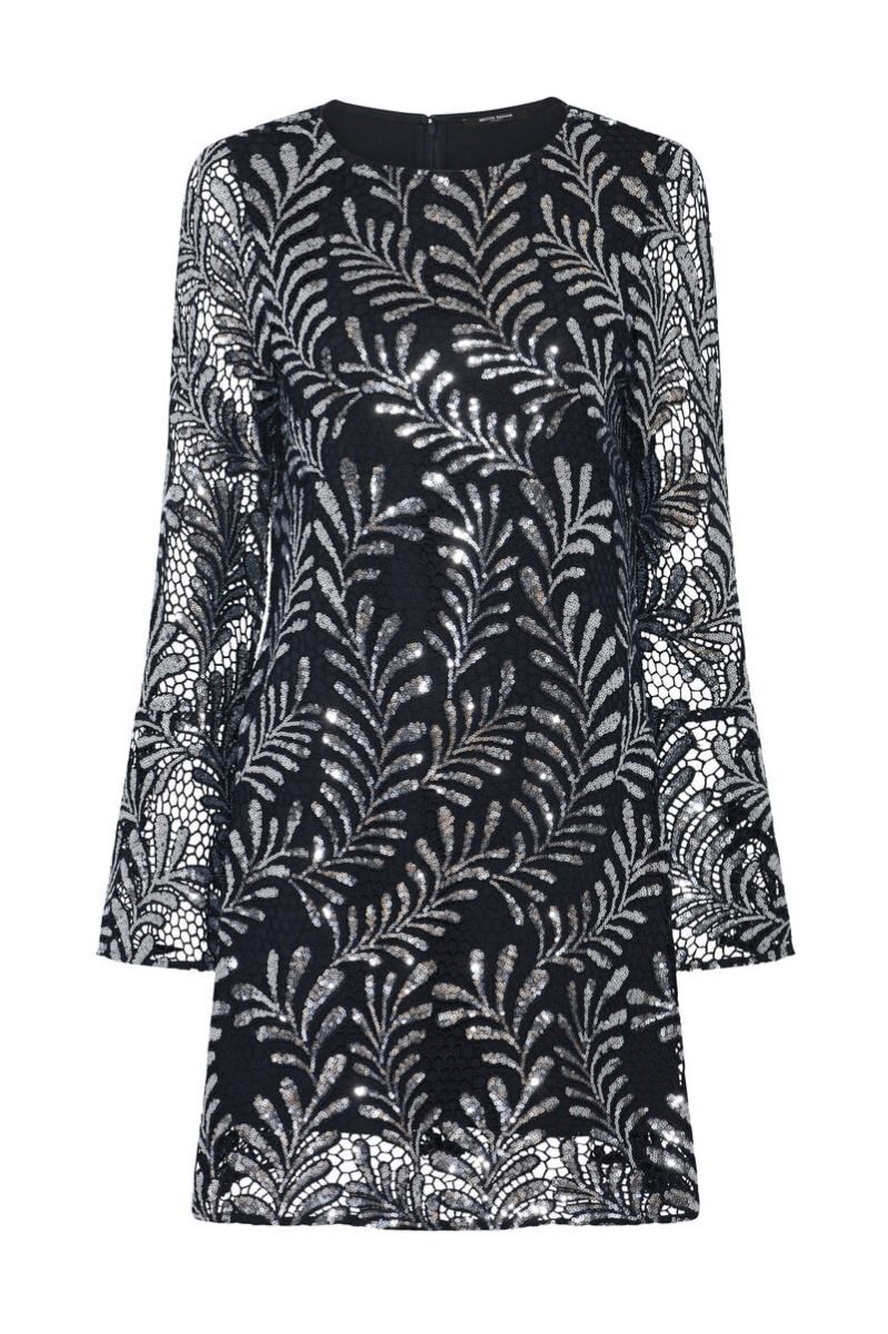 Bruuns Bazaar - Kjole - Women Kumarahou BB Xia Dress - Dark Blue Silver