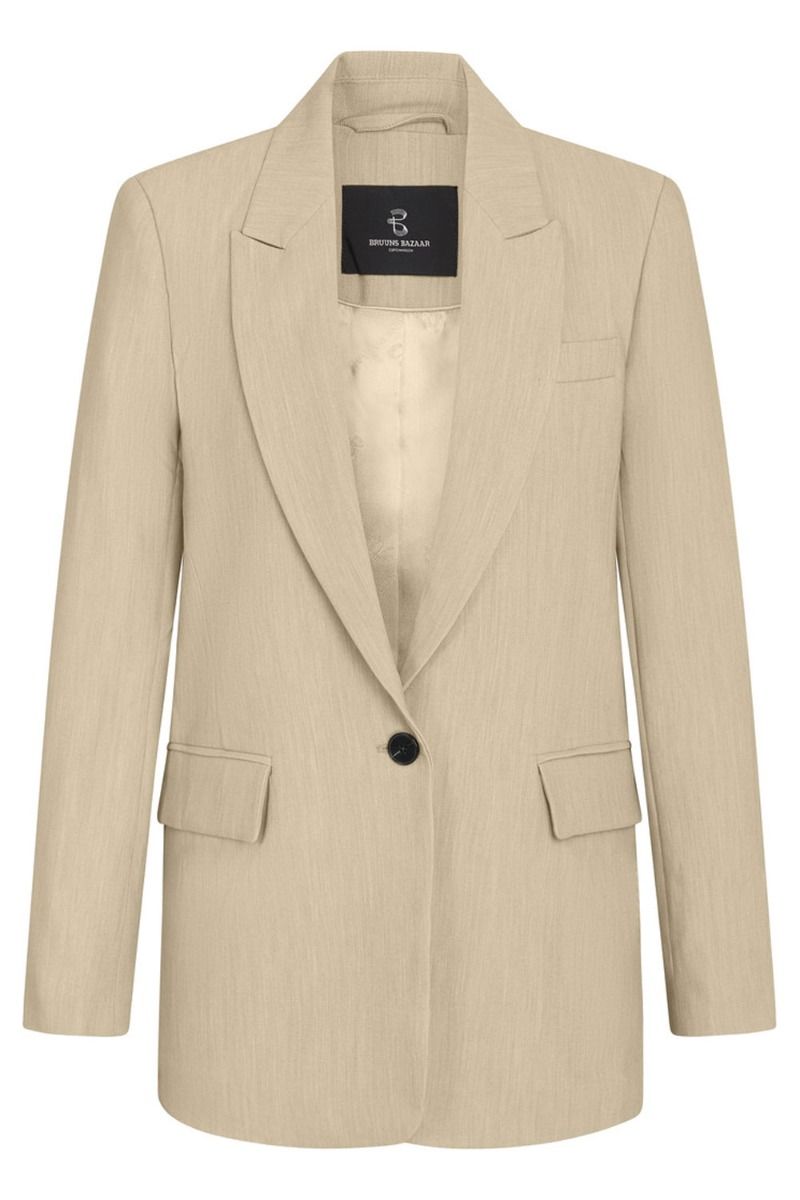 Bruuns Bazaar - Blazer - CindySusBB Frida Blazer - Beige Melange