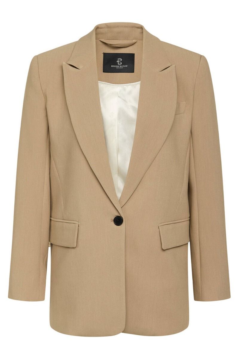 Bruuns Bazaar - Blazer - CindySus Frida Blazer - Roasted Grey Khaki