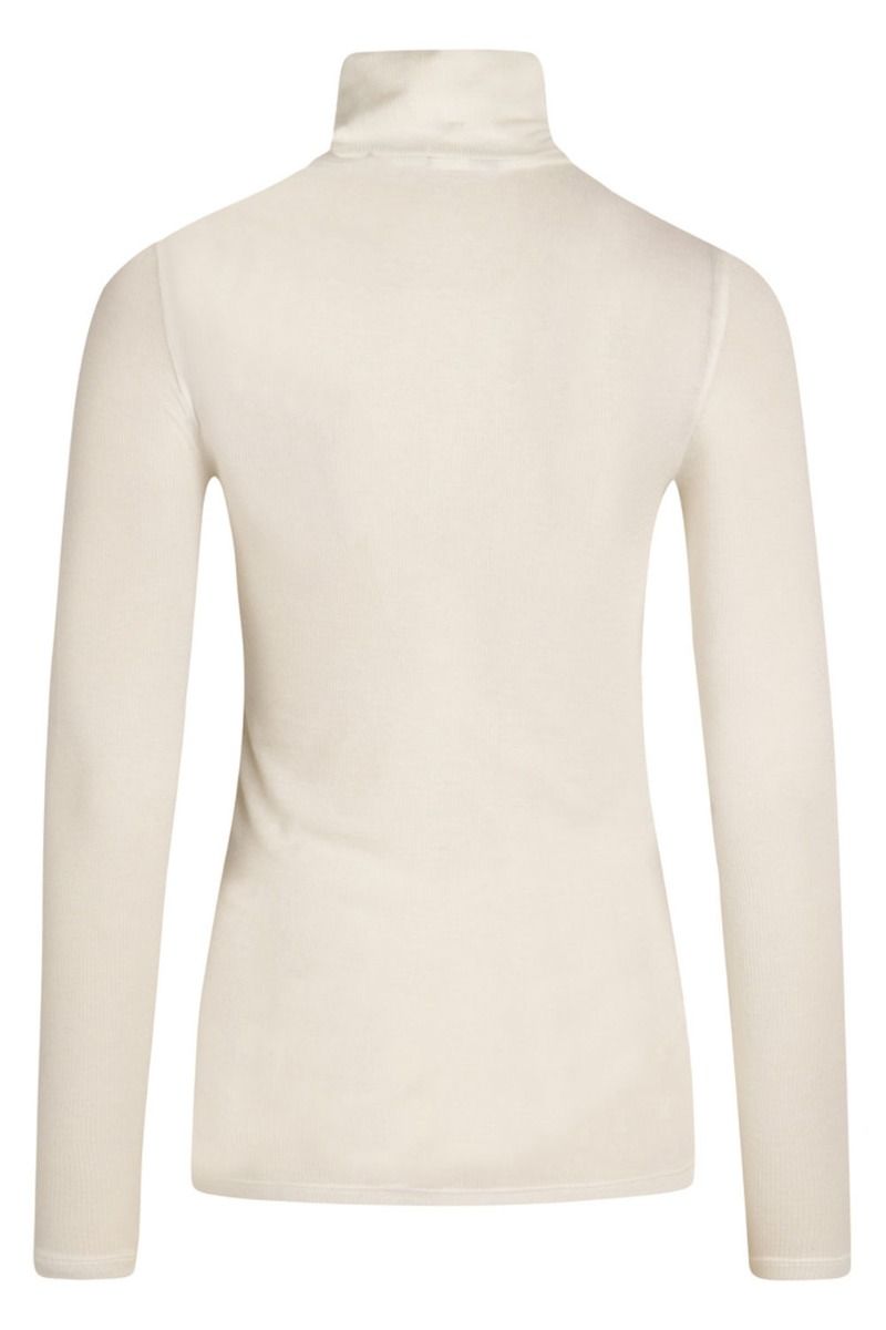 Bruuns Bazaar - Bluse - AngelaBB Roll Neck - Snow White