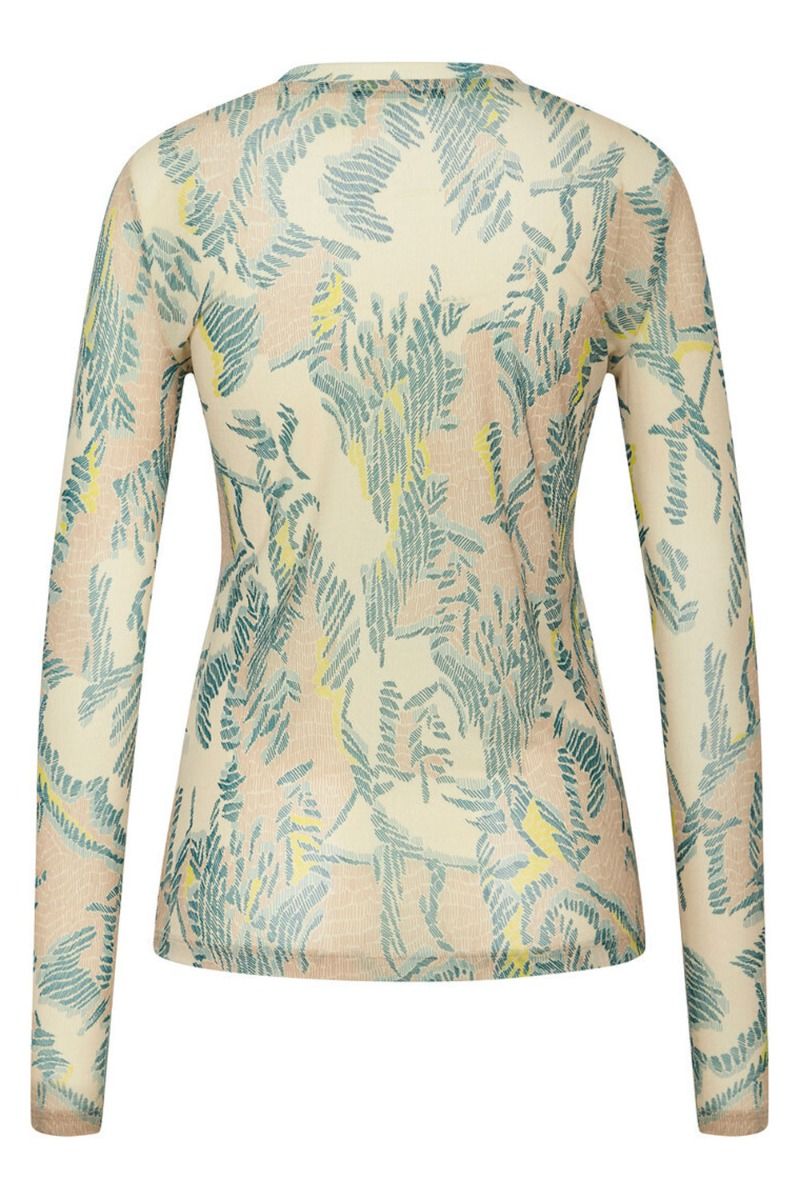 Bruuns Bazaar - Bluse - Phlox Astra Blouse - Beige Print