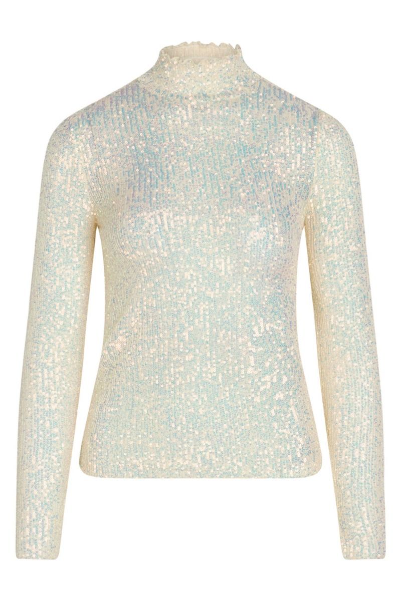 Bruuns Bazaar - Bluse - Candytuft Hanni Blouse - Snow White