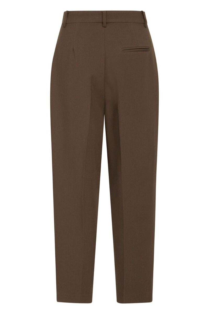 Bruuns Bazaar - Bukser - CindySus Dagny Pants - Seal Brown