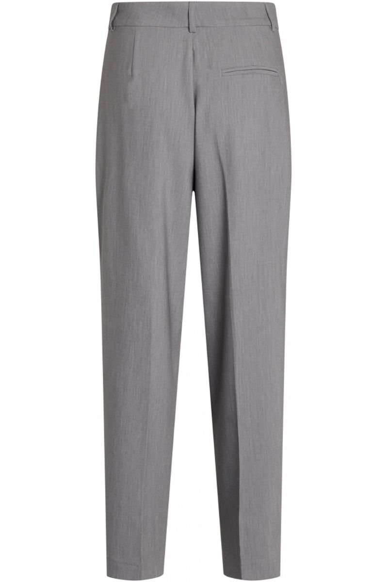 Bruuns Bazaar - Bukser - CindySus Dagny Pant - Grey Melange