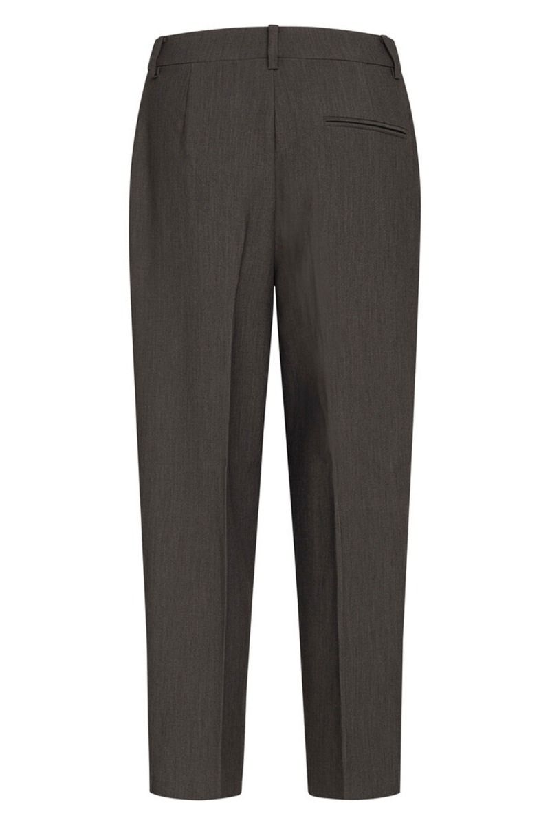 Bruuns Bazaar - Bukser - CindySus Dagny Pants - Dark grey mel