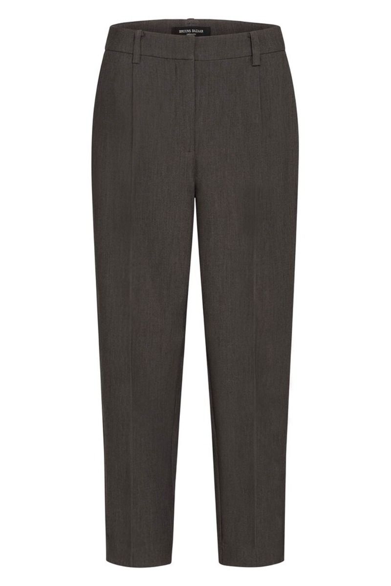 Bruuns Bazaar - Bukser - CindySus Dagny Pants - Dark grey mel