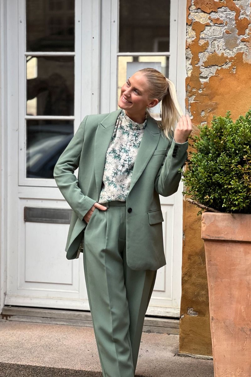 Bruuns Bazaar - Bukser - CindySus Dagny Pants - Laurel Wreath