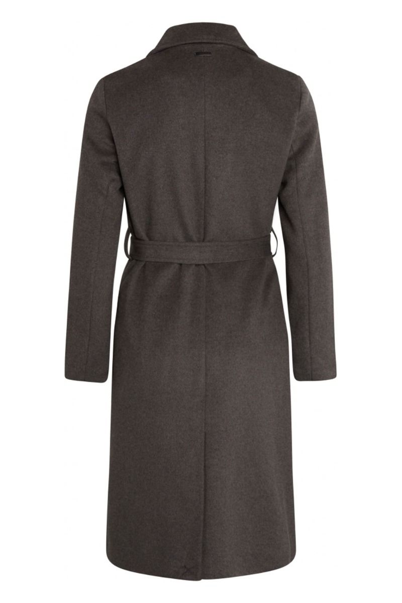 Bruuns Bazaar - Jakke - Catarina Novelle Coat - Major Brown Melange