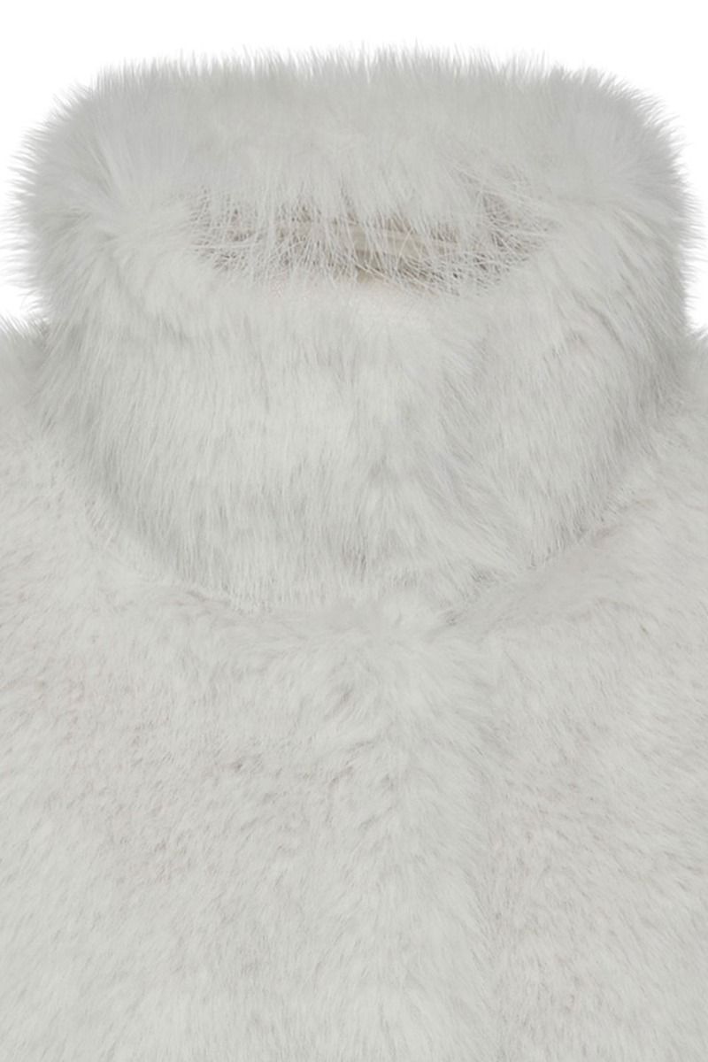 Bruuns Bazaar - Jakke - Erigeron Furry Jacket - Snow White