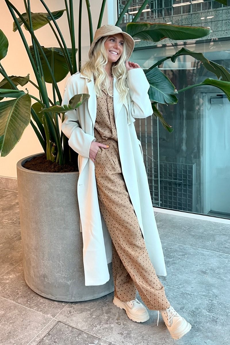 Bruuns Bazaar - Jakke - Floretta Carson Coat - White Cream