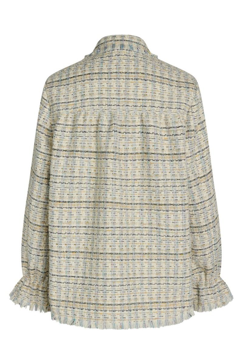 Bruuns Bazaar - Jakke - Trillium Luiselle Shirtjacket - Snow White