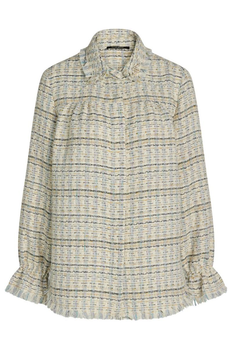 Bruuns Bazaar - Jakke - Trillium Luiselle Shirtjacket - Snow White