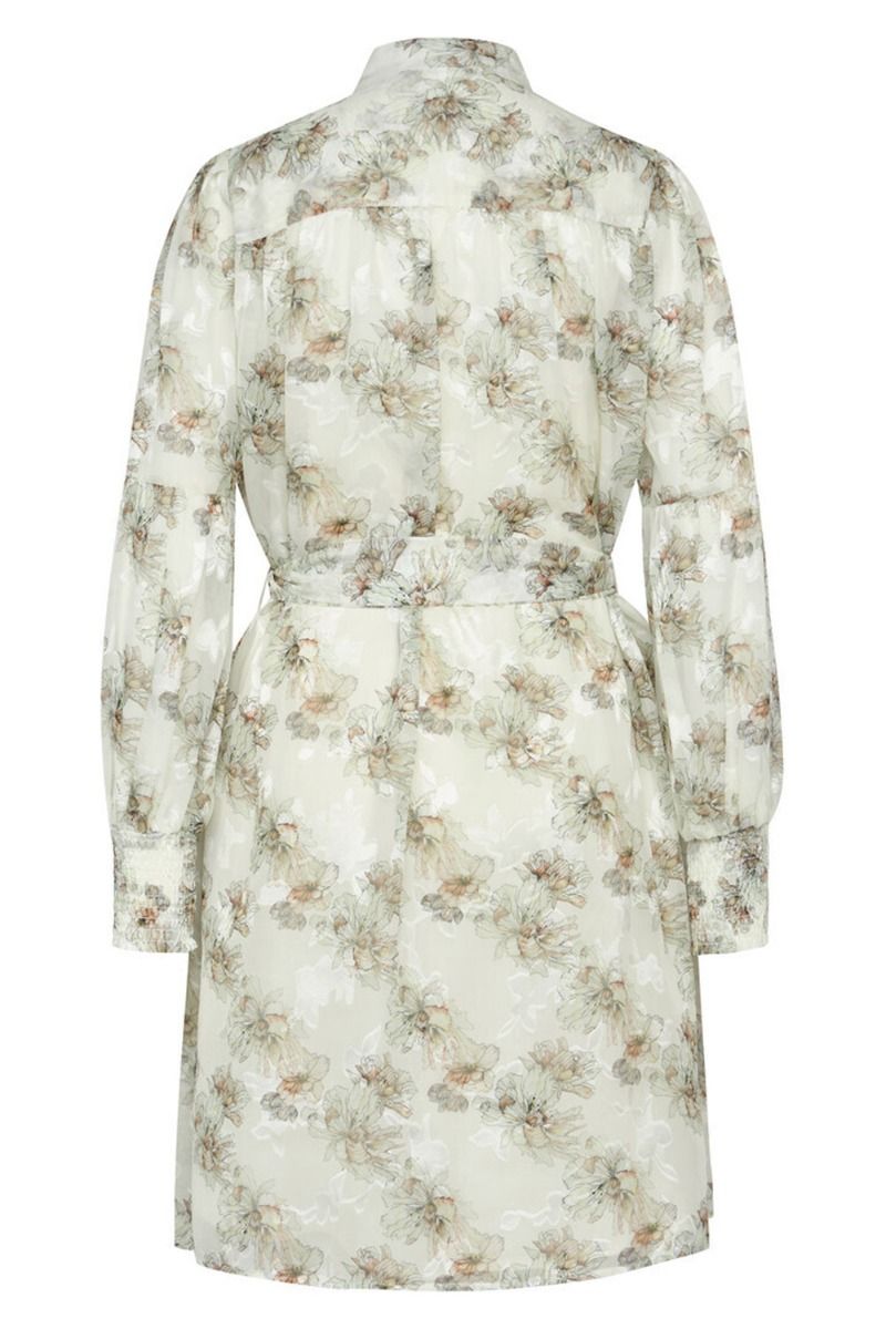 Bruuns Bazaar - Kjole - Alliaria Chalina Dress - Brown Flower Print