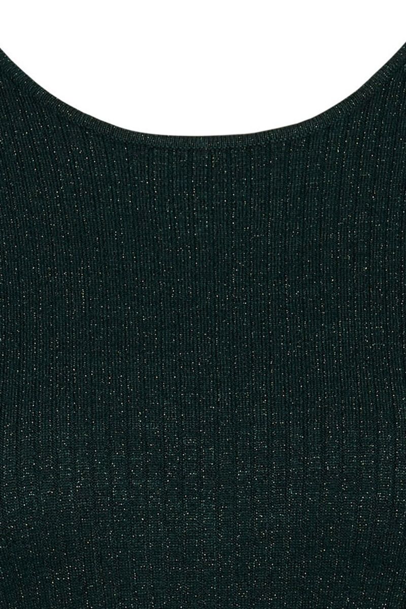 Bruuns Bazaar - Kjole - Anemones Debbi Knit Dress - Bistro Green/Lurex