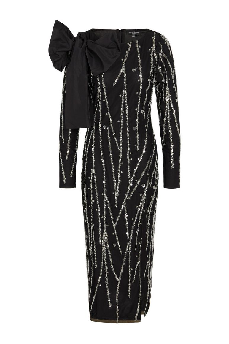 Bruuns Bazaar - Kjole - DaffiBB Keiras Dress - Black/Silver