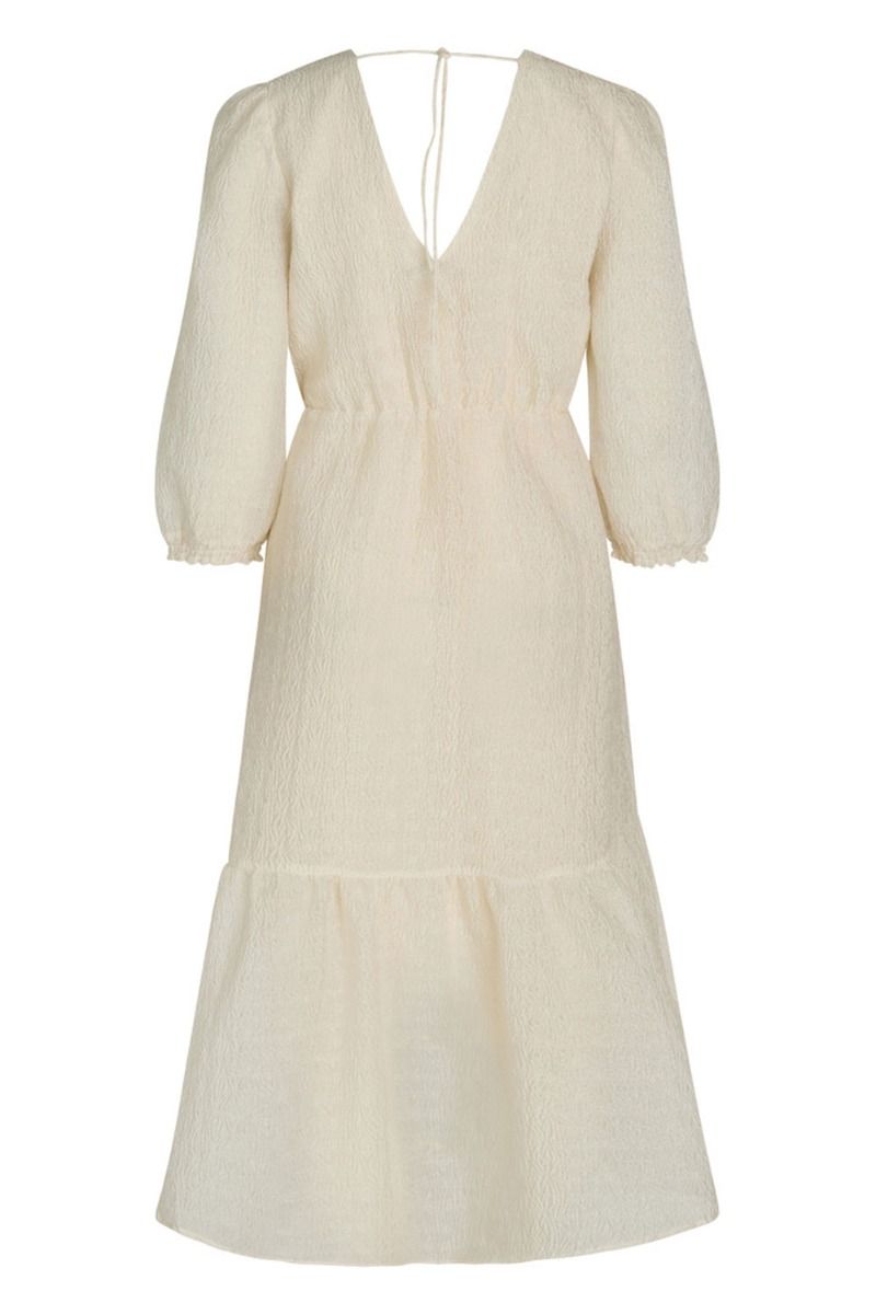 Bruuns Bazaar - Kjole - Mimosa Indija Dress - White Cream