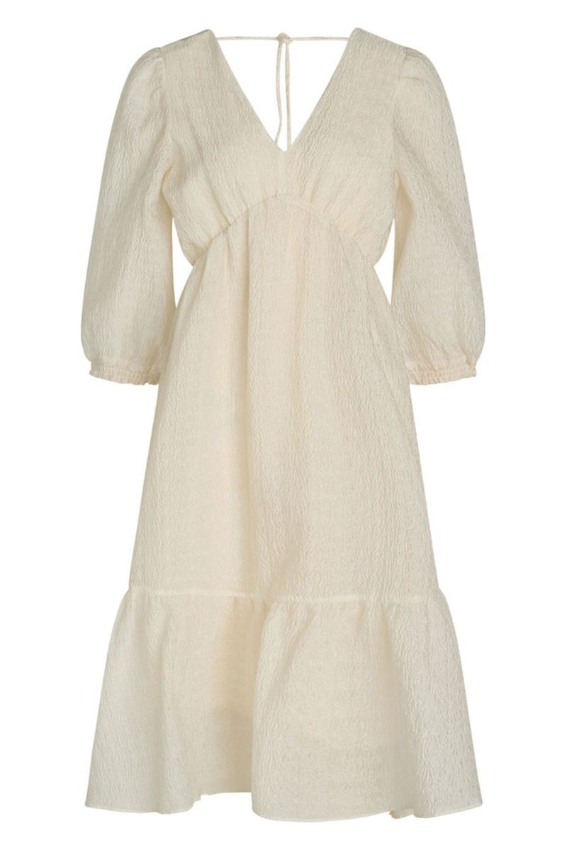 Bruuns Bazaar - Kjole - Mimosa Indija Dress - White Cream