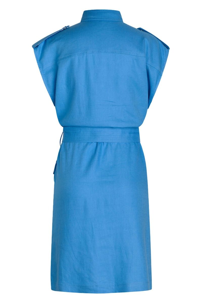 Bruuns Bazaar - Kjole - Oxalis Bia Dress - Azure Blue