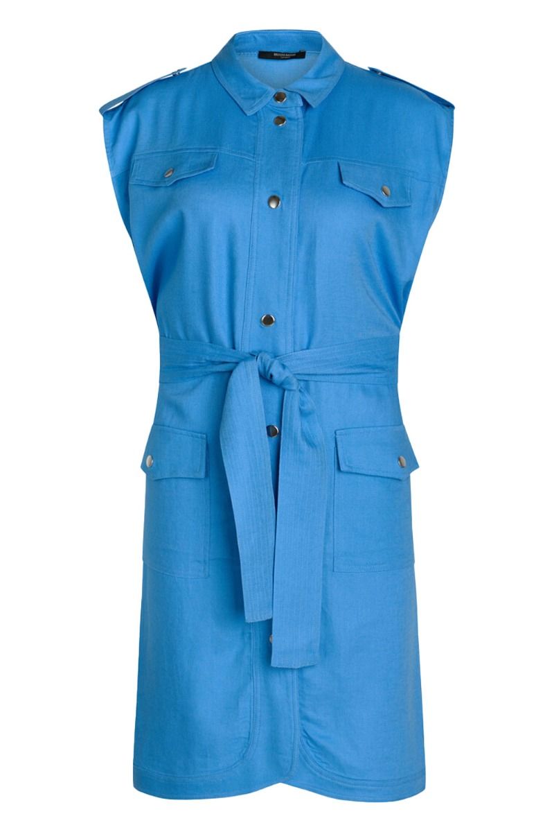 Bruuns Bazaar - Kjole - Oxalis Bia Dress - Azure Blue