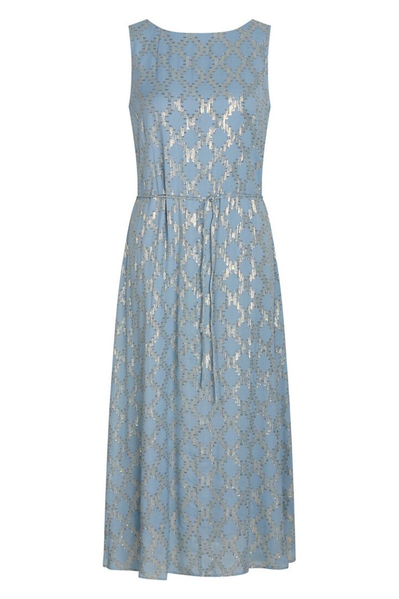 Bruuns Bazaar - Kjole - Parodia Caroll Dress - Blue