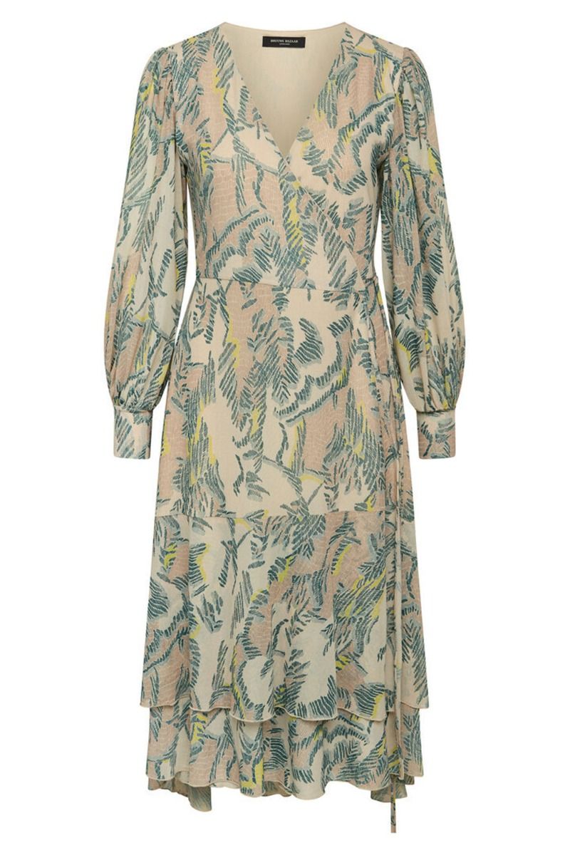 Bruuns Bazaar - Kjole - Phlox Nora Dress - Beige Print