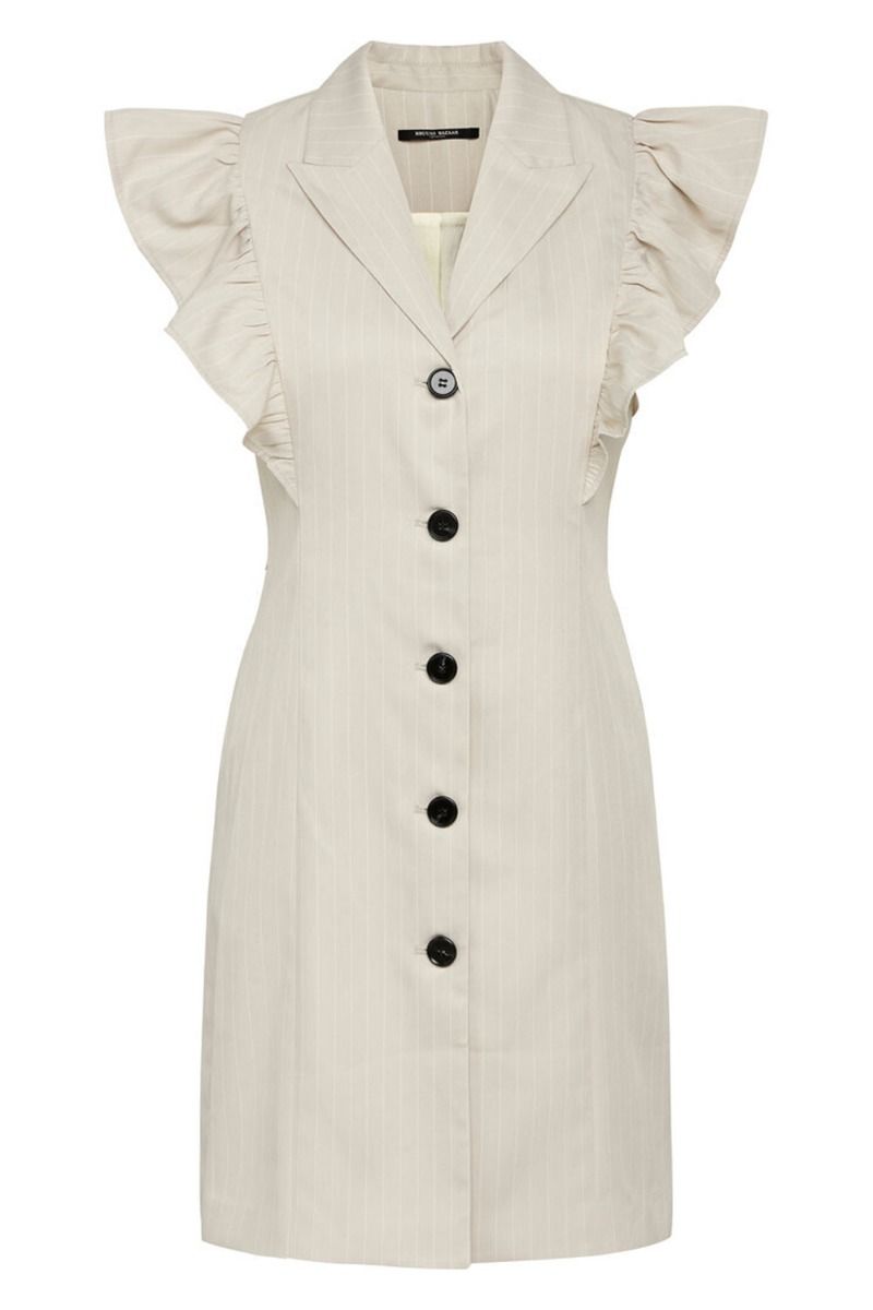 Bruuns Bazaar - Kjole - PinBB Mikala Dress - Beige