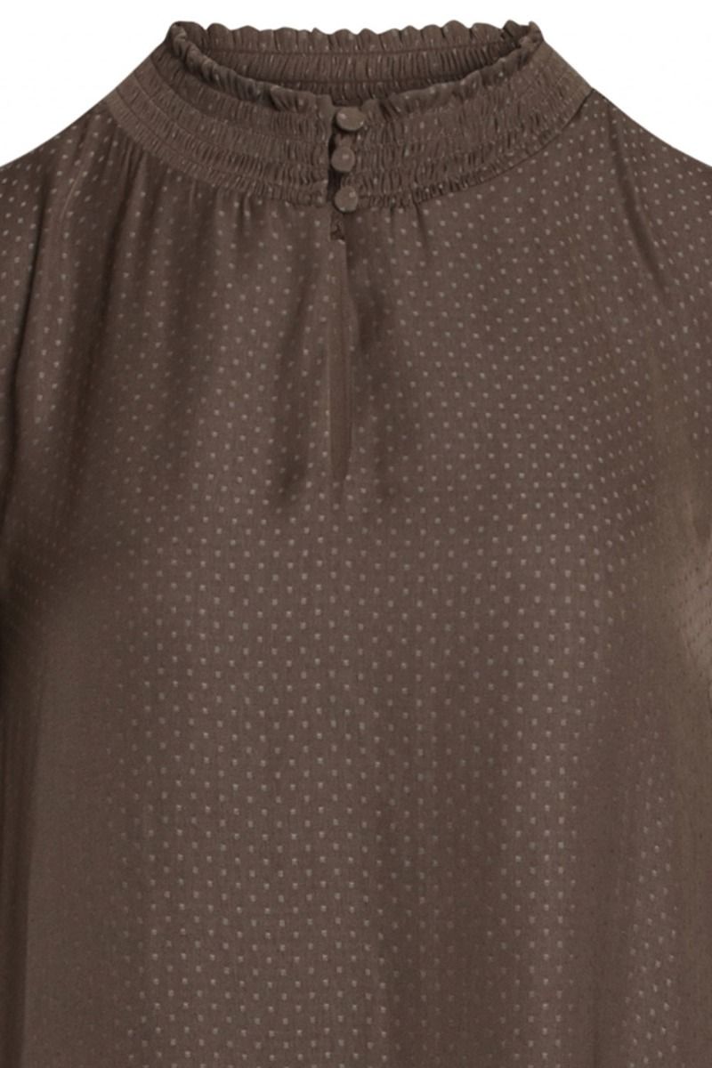 Bruuns Bazaar - Kjole - Prickly S Mette Dress - Major Brown