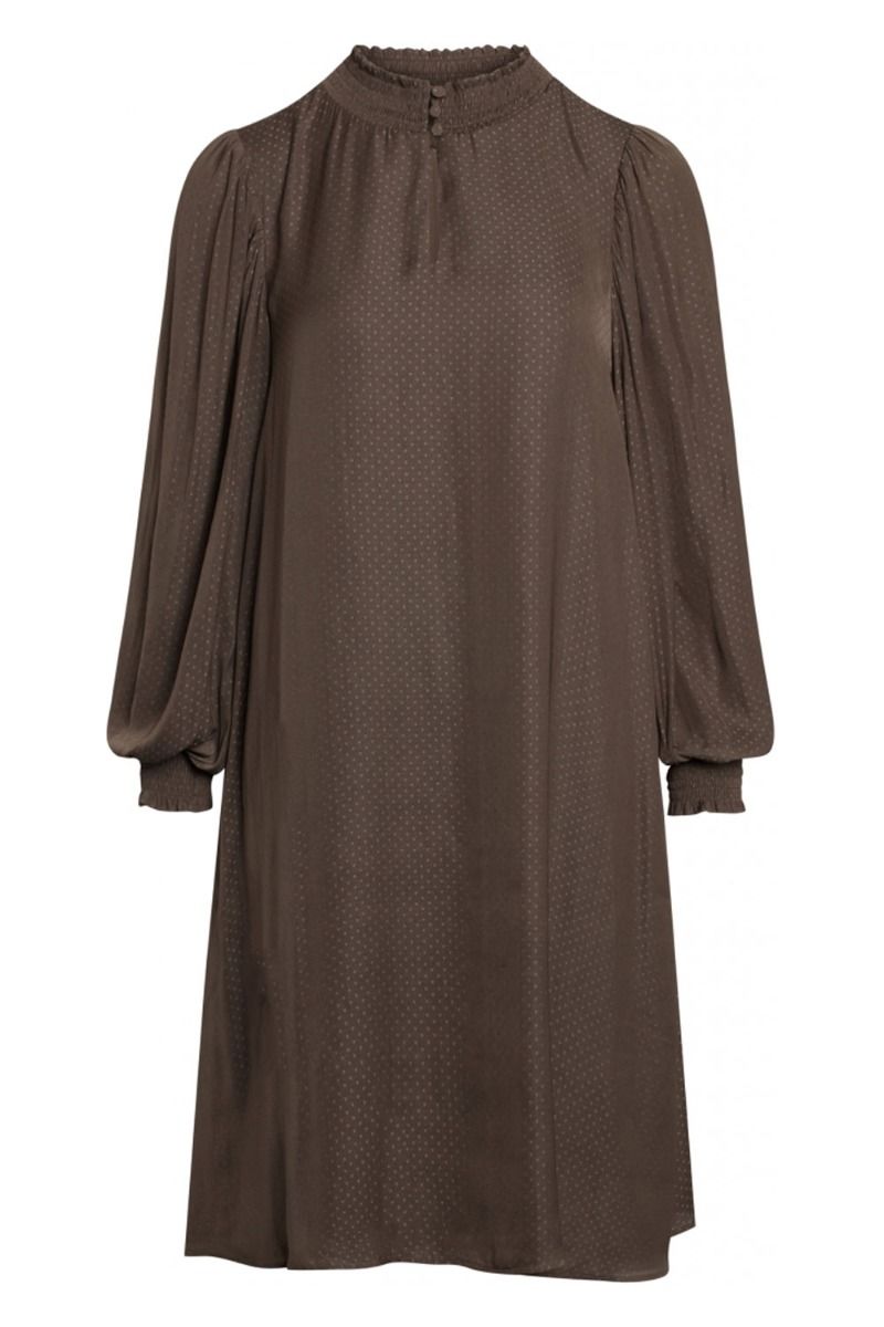 Bruuns Bazaar - Kjole - Prickly S Mette Dress - Major Brown