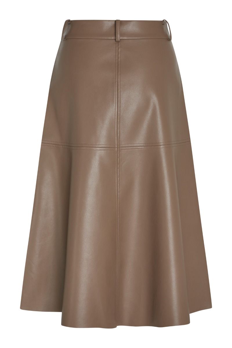 Bruuns Bazaar - Nederdel - VeganiBB Imma Skirt - Shitake