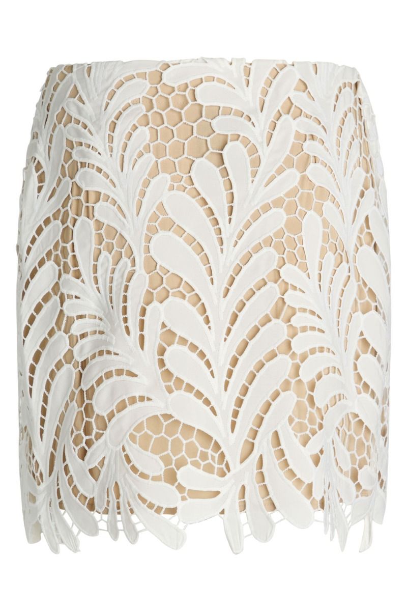 Bruuns Bazaar - Nederdel - Periwinkle Lauma Skirt - Snow White/Sand