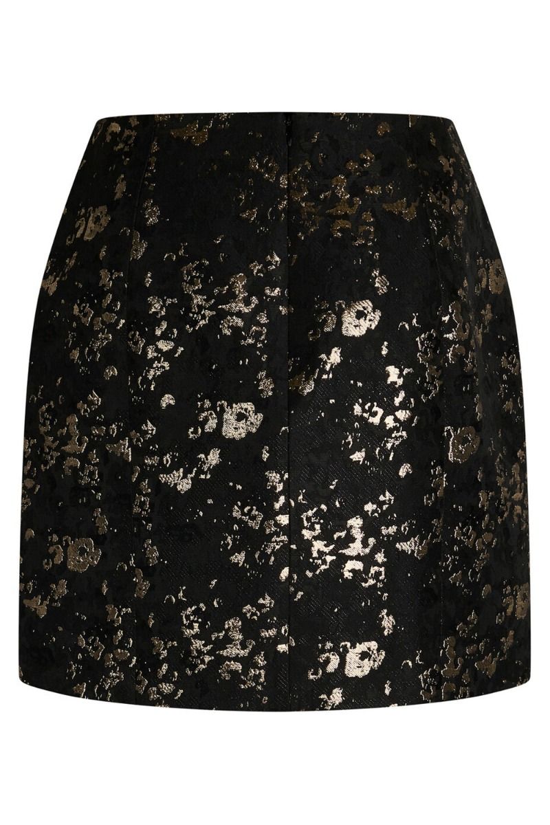 Bruuns Bazaar - Nederdel - Cape Susan Skirt - Black/Gold