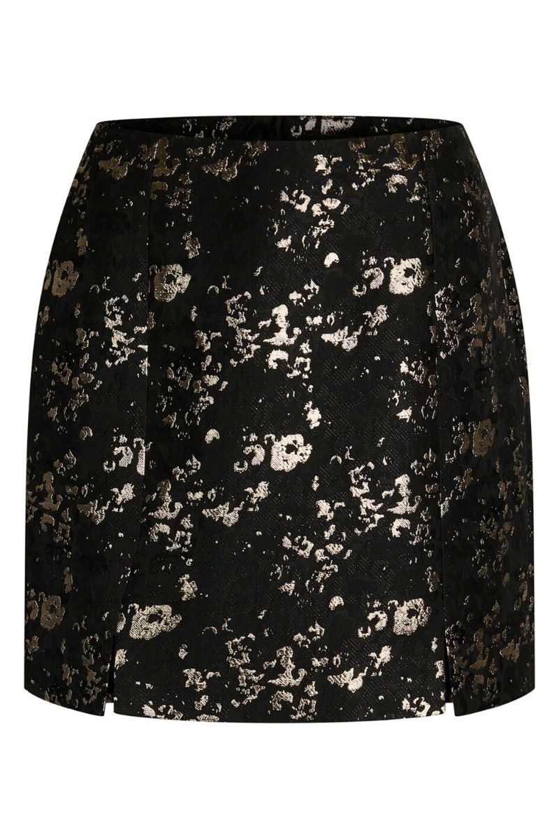 Bruuns Bazaar - Nederdel - Cape Susan Skirt - Black/Gold