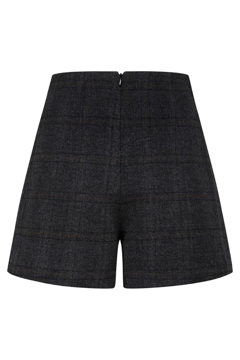 Bruuns Bazaar - Shorts - Echium Nadina Shorts - Grey Check