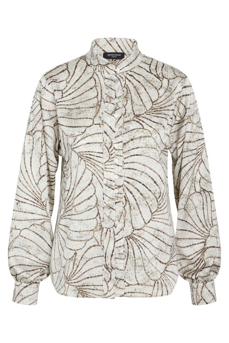 Bruuns Bazaar - Skjorte - AcaciaBBMeras Shirt - Mosaic Print